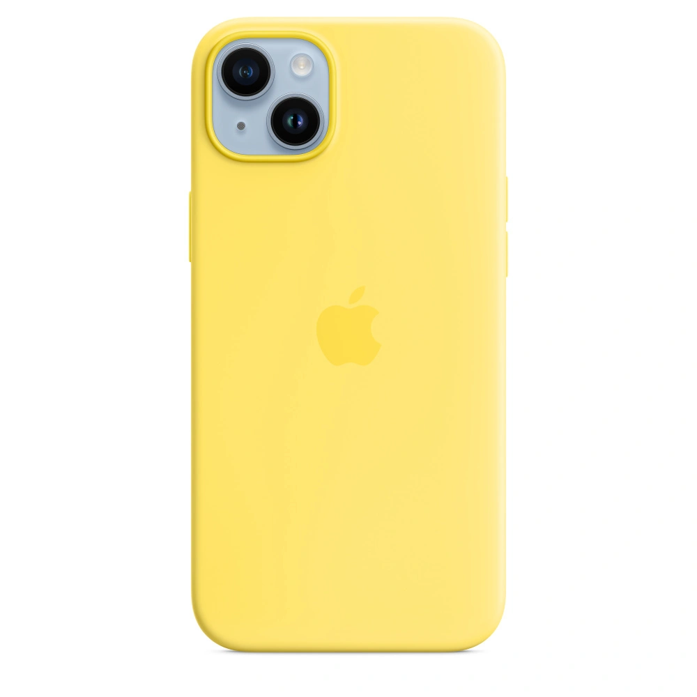Kryt na mobil Apple Silicone Case s MagSafe pro iPhone 14 Plus - kanárkově žlutý (MQUC3ZM/A)
