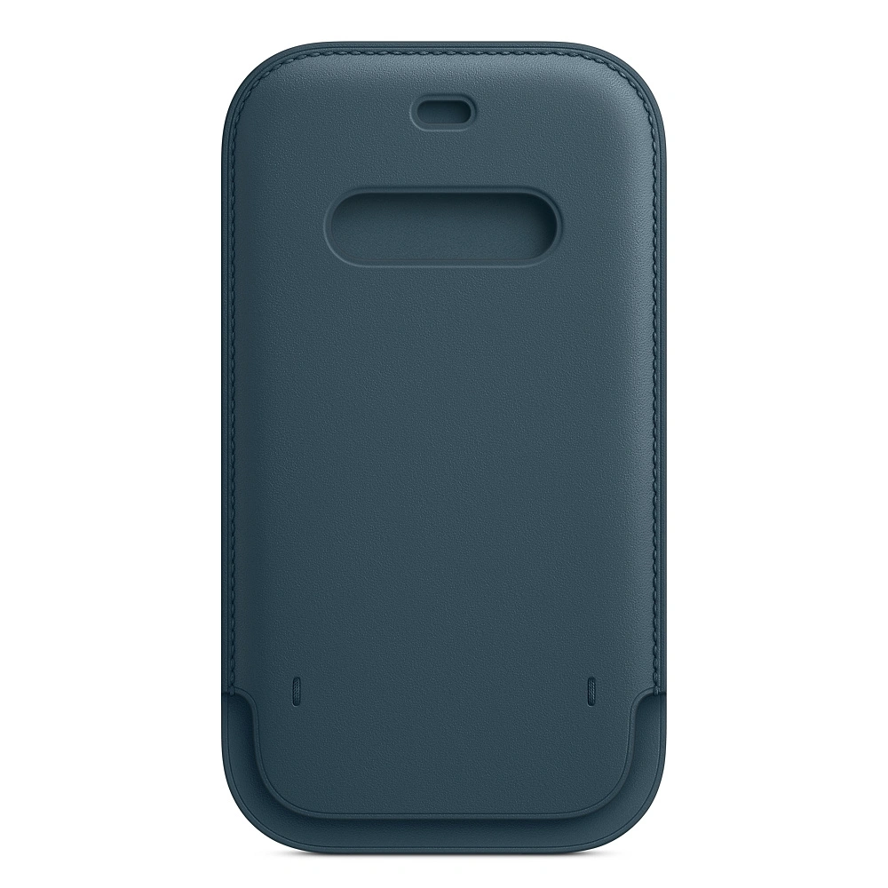 Apple kožený návlek s MagSafe pro iPhone 12/12 Pro, modrý MHYD3ZM/A