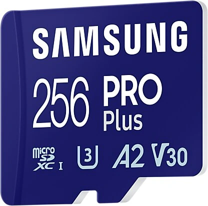 Samsung PRO Plus UHS-I U3 (Class 10) Micro SDXC 256GB + USB adaptér