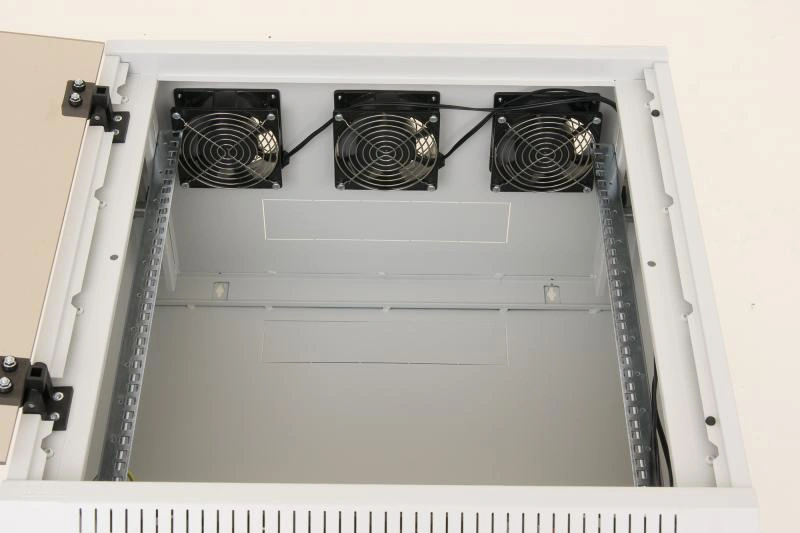 Triton rozvaděč RUA-09-AS6-CAX-A1, nástěnný, 9U, 600x595, skleněné dveře, šedý