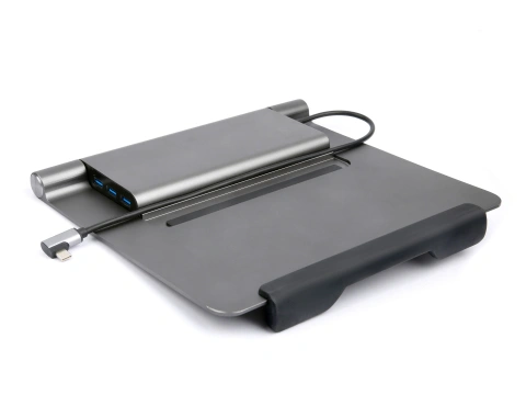 Acer stojan na notebook s 5v1 USb-C dockovací stanicí, stříbrná