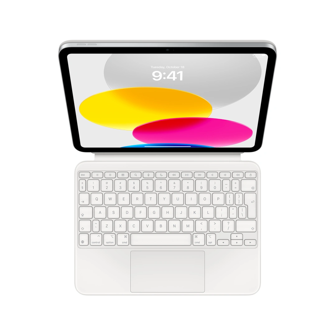 Apple Magic Keyboard Folio pro iPad (10. gen. 2022), mezinárodní angličtina, bílá