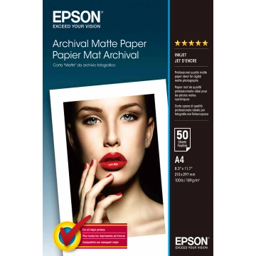 Epson Archival Matte Paper - A4 - 50 Listů