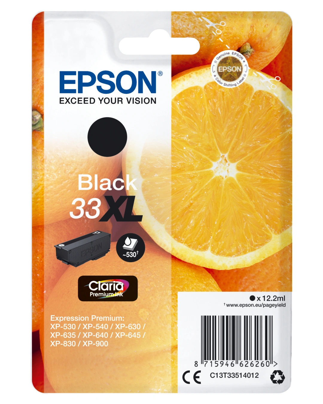 Epson C13T33514012, černá XL