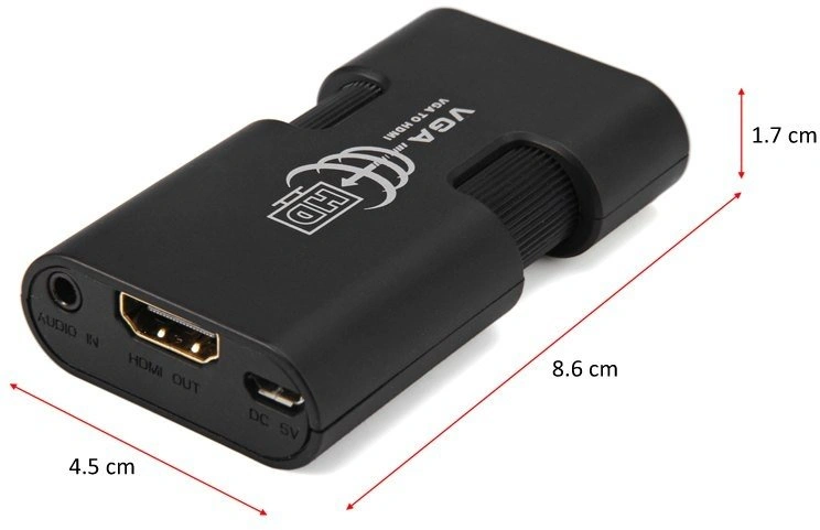 PremiumCord VGA+audio elektronický konvertor na rozhraní HDMI
