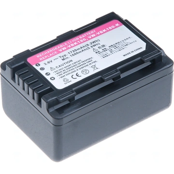 Baterie T6 Power pro Panasonic HDC-SD80, Li-Ion, 3,6 V, 1720 mAh (6,2 Wh), černá