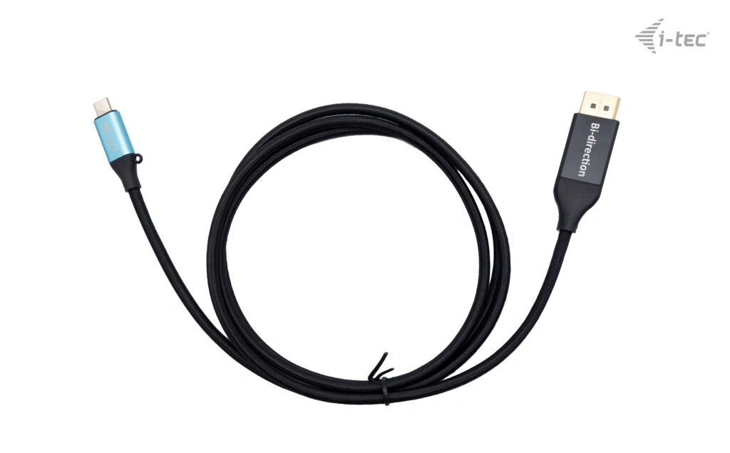 I-tec kabel / adaptér USB-C - Displayport, 8K@30Hz, obousměrný, 1.5m