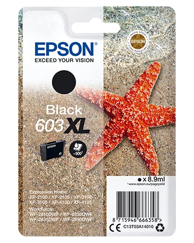 Epson T03A1, černá, XL