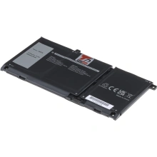 Baterie T6 Power pro Dell Inspiron 14 5406 2in1, Li-Poly, 11,25 V, 3555 mAh (40 Wh), černá