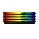 Kingston FURY Beast/DDR5/128GB/5200MHz/CL40/4x32GB/RGB/Black