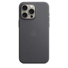 Apple kryt z tkaniny FineWoven s MagSafe na iPhone 15 Pro Max, černá