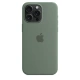 Apple Silikonový kryt s MagSafe pro iPhone 15 Pro Max, cypřišově zelená