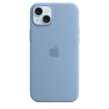 Apple Silikonový kryt s MagSafe pro iPhone 15 Plus, ledově modrá