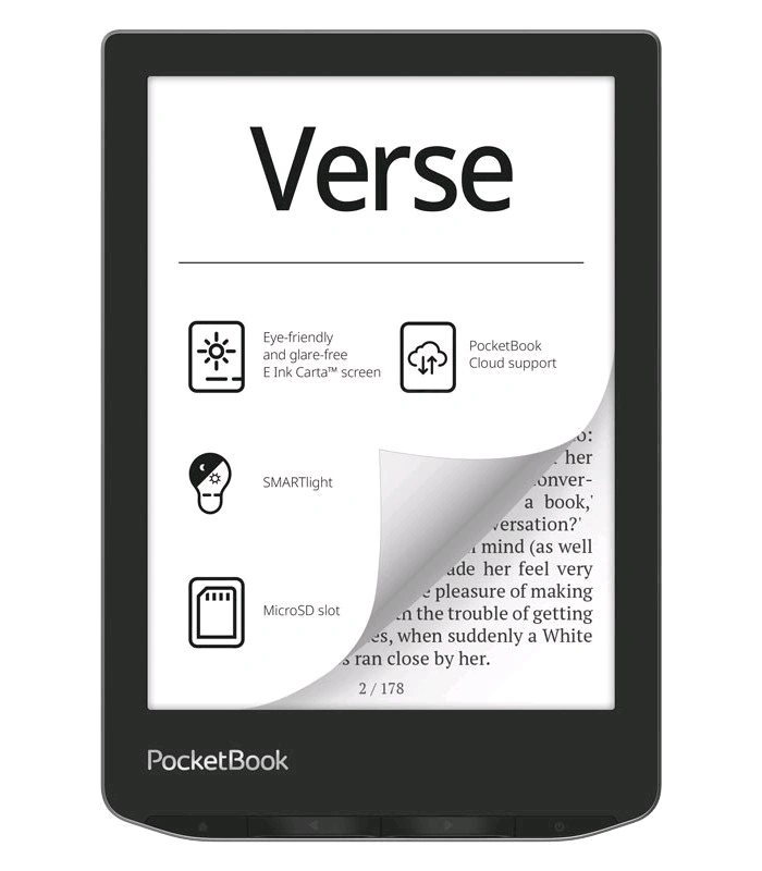 Pocket Book 629 Verse (PB629-M-WW) Mist Grey 
