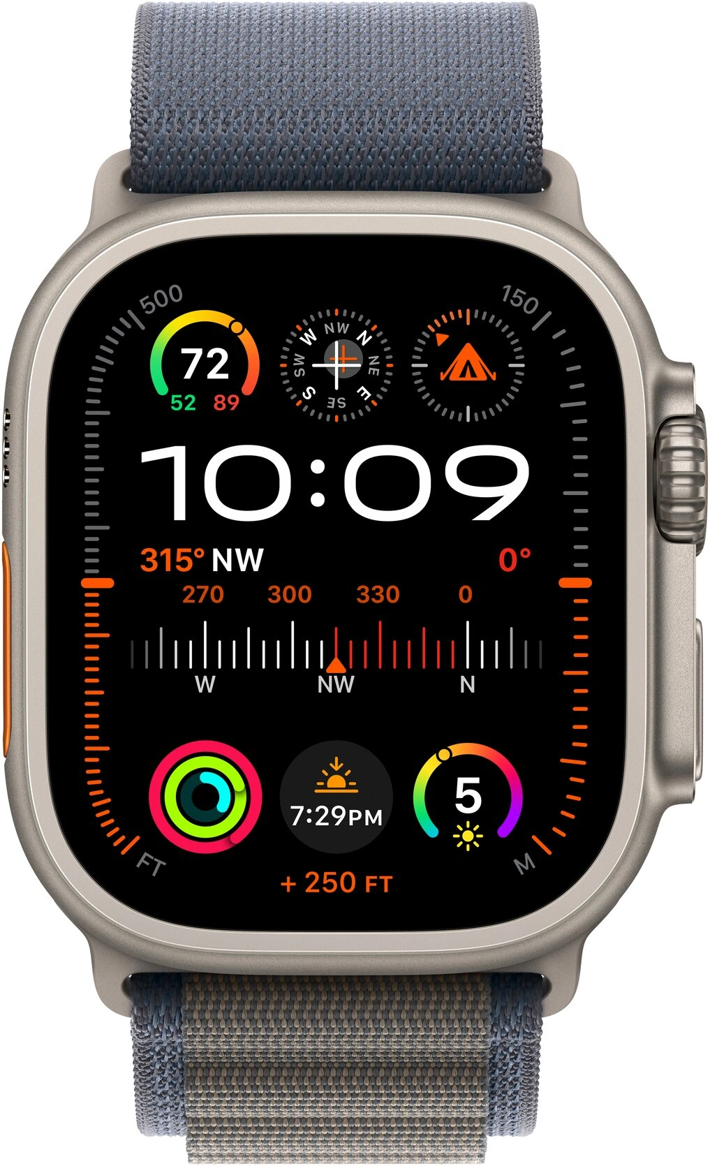 Apple Watch Ultra 2, Alpine Loop, Blue, Small