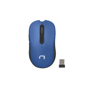 Natec Bezdrátova myš Toucan modro-bílá 1600 DPI