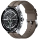 Xiaomi Watch 2 Pro 46 mm, stříbrná/hnědý elegantní pásek