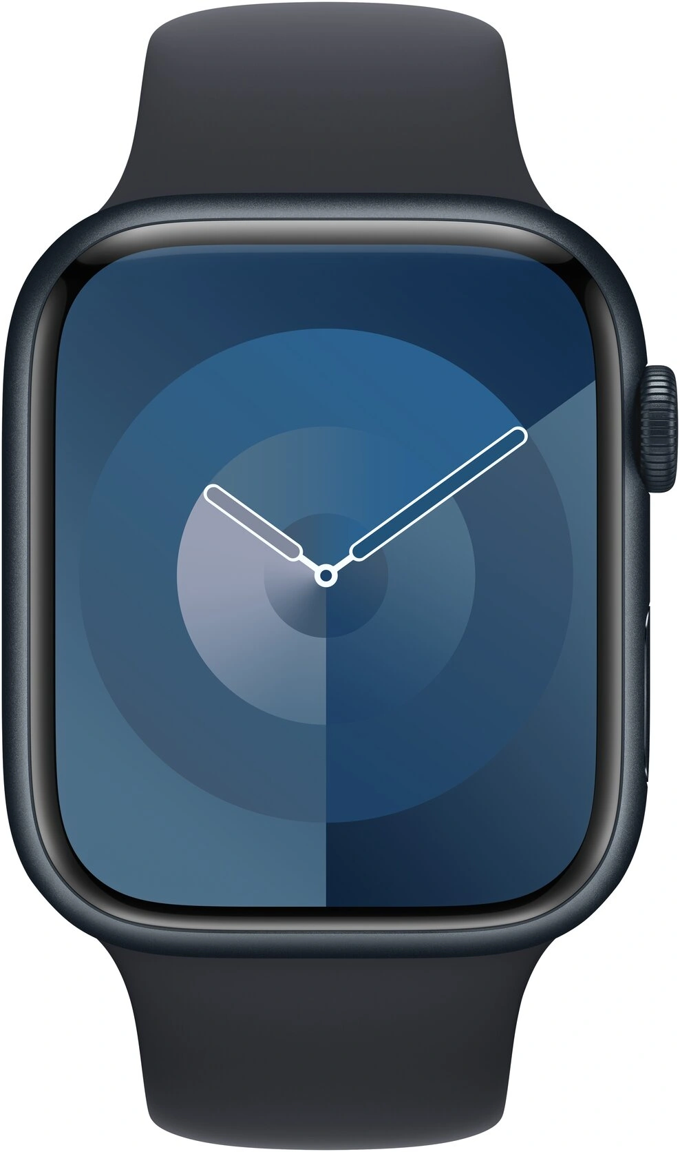Apple Watch Series 9, 45mm, Midnight, Midnight Sport Band - M/L