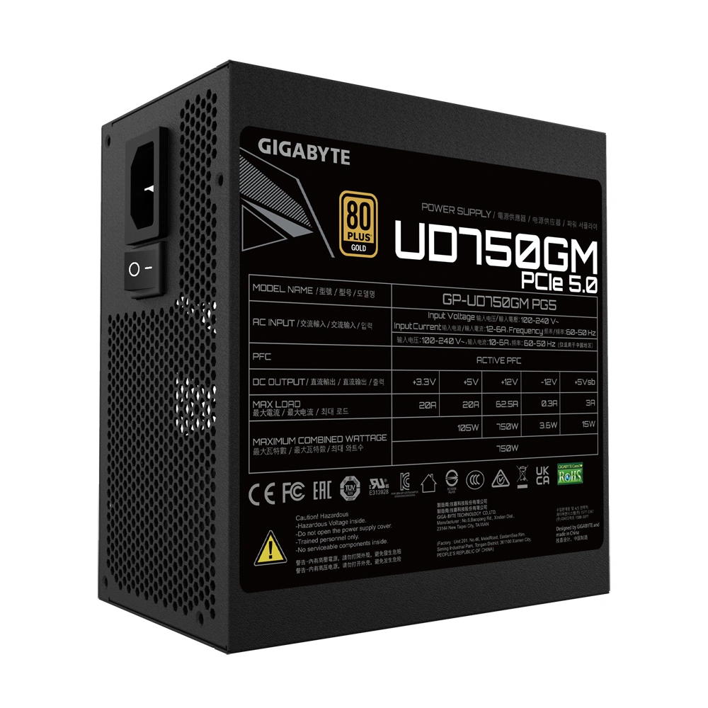 Gigabyte UD750GM PG5 750W 80PLUS Gold