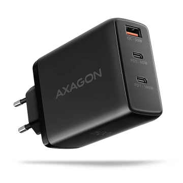 AXAGON ACU-DPQ100, GaN nabíječka do sítě 100W