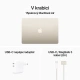 Apple MacBook Air 15, M3 8-core/8GB/512GB SSD/10-core GPU, bílá (M3, 2024)
