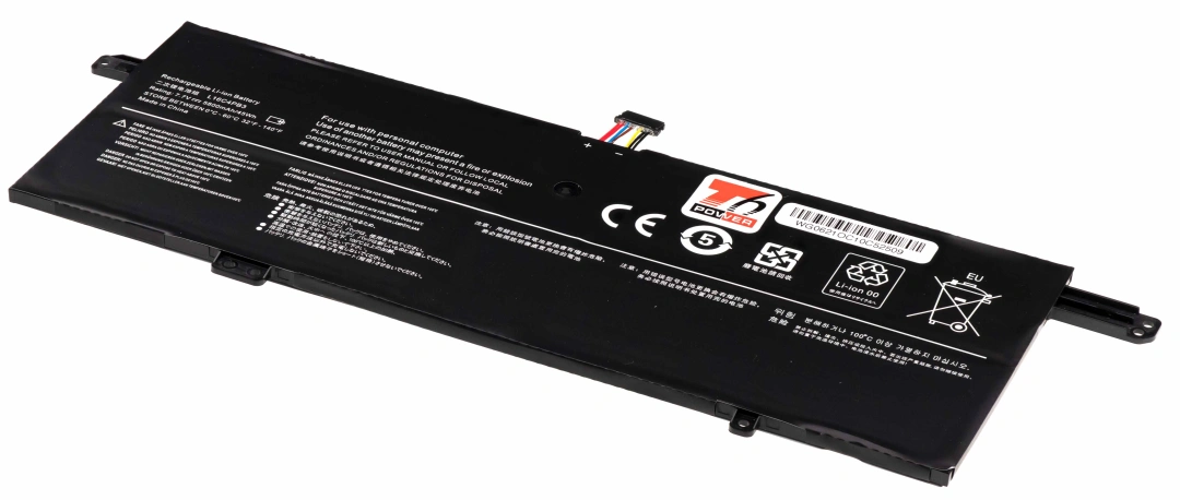 Baterie T6 Power pro notebook Lenovo L16M4PB3, Li-Poly, 7,7 V, 5800 mAh (45 Wh), černá