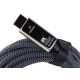 PremiumCord optický fiber kabel, Ultra High Speed HDMI 2.1, 8K@60Hz, zlacené, opletený, 30m