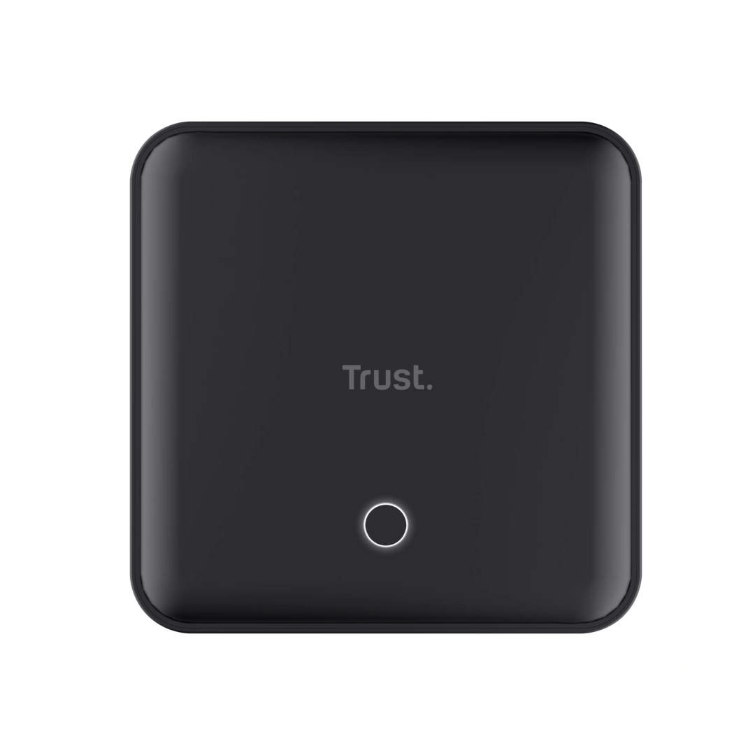 Trust stolní síťový adaptér Maxo, 3x USB-C, USB-A, 100W, černá