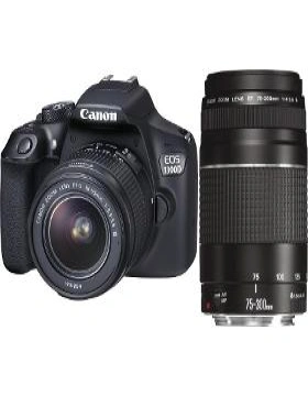 Canon EOS 1300D, tělo + 18-55DC + 75-300DC
