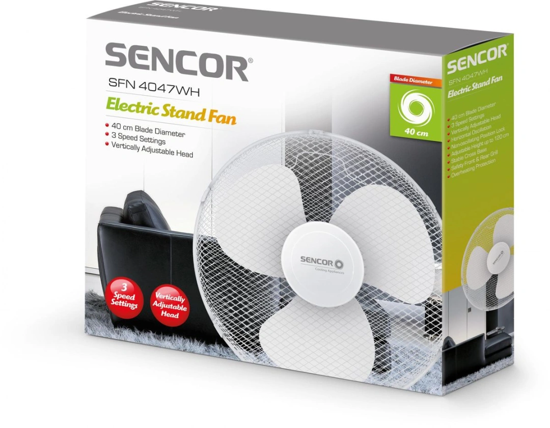 Sencor SFN 4010WH Ventilátor stojanový