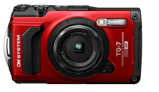 Digitální fotoaparát OM SYSTEM TG-7 červený