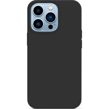 EPICO Silikonový kryt na iPhone 13 Pro s podporou uchycení MagSafe 60410101300001, černý (30022215)