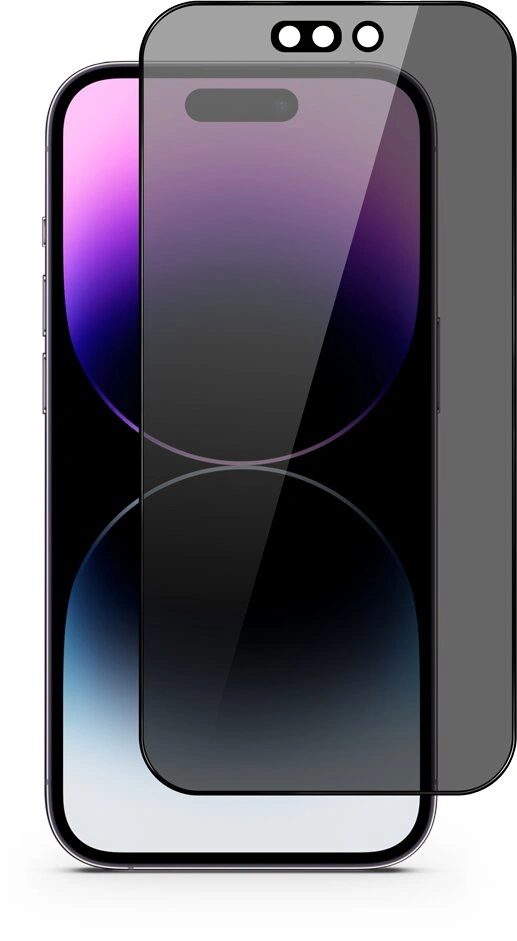 EPICO tvrzené sklo Edge to Edge PRIVACY GLASS IM pro Apple iPhone 13 / 13 Pro / iPhone 14, černá