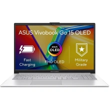 ASUS Vivobook Go 15 OLED (E1504F), stříbrná