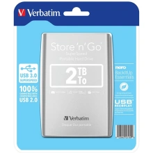Verbatim Store'n'Go 2TB, Silver (53189)