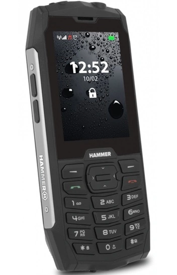 myPhone HAMMER 4, černo/stříbrný