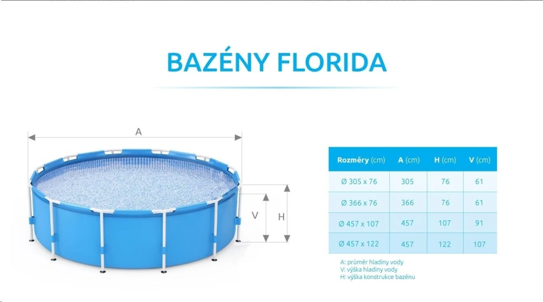 Marimex Bazén Florida Premium 4,88 x 1,22 10340214