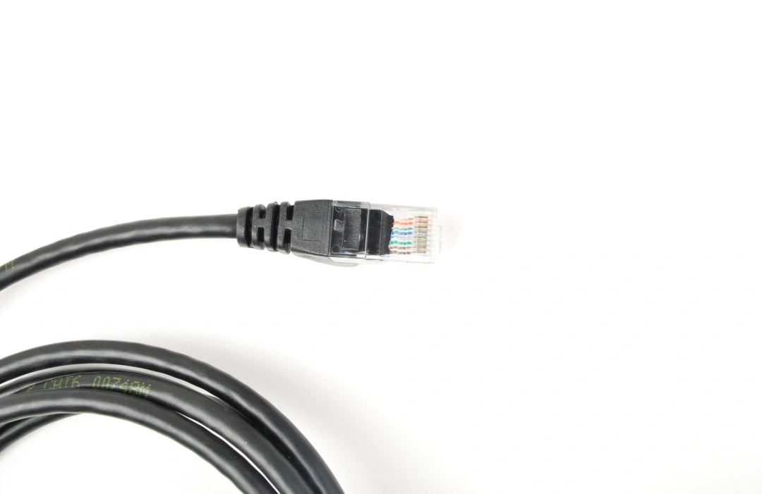 UTP kabel rovný kat.6 (PC-HUB) - 0,5m, černá