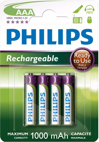 Philips AAA nabíjecí - 4 ks