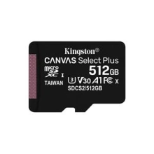 Kingston Micro SDXC Canvas Select Plus 100R 512GB 100MB/s UHS-I