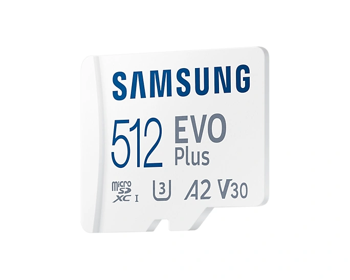 Samsung 512 GB EVO Plus + SD adaptér