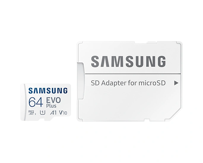 Samsung Micro SDHC 64 GB EVO Plus + SD adaptér
