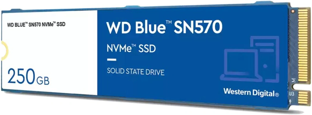 WD SSD Blue SN570 Gen3, M.2 - 250GB