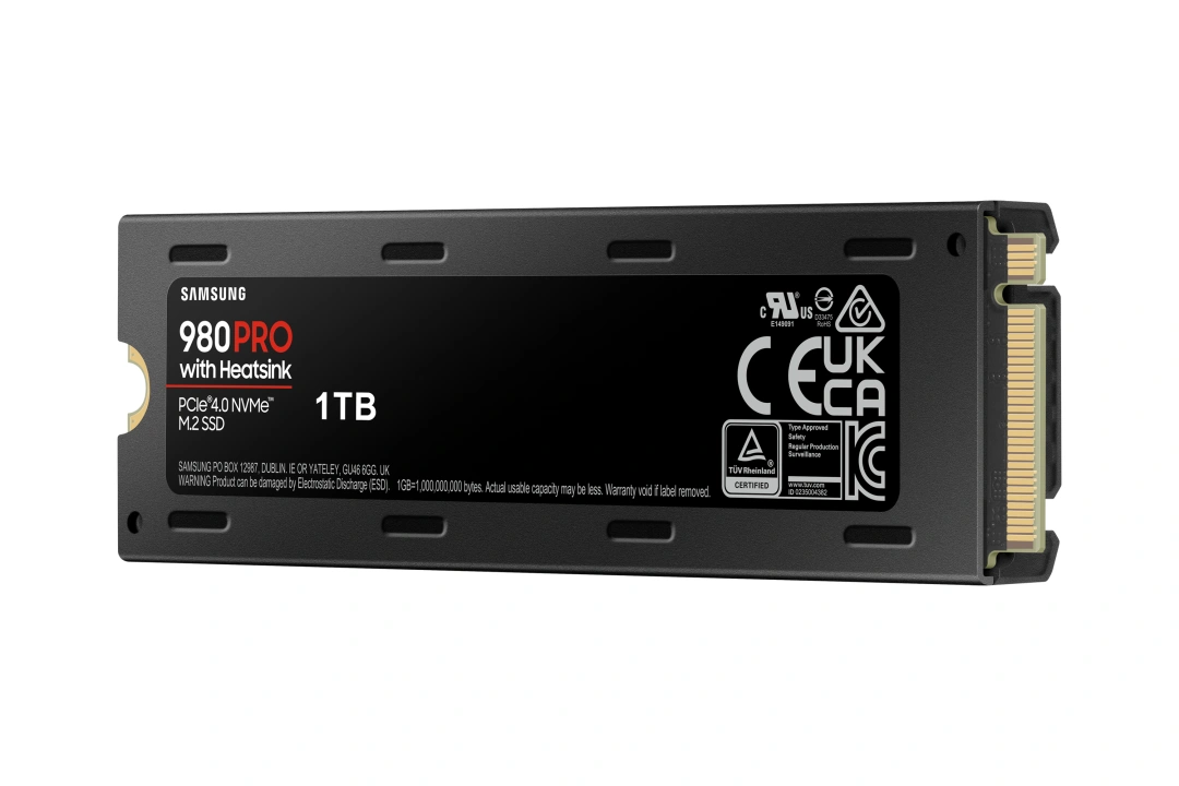 Samsung SSD 980 PRO, M.2 - 1TB, Heatsink 