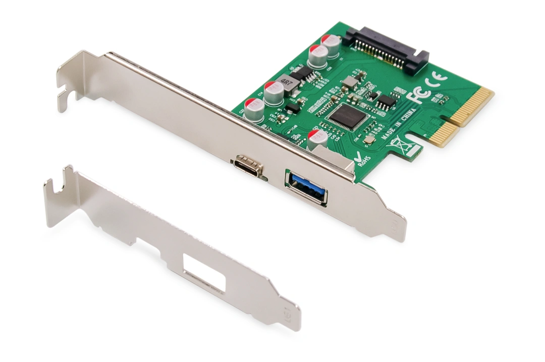 Digitus PCIe karta USB Type-C + USB Type-A