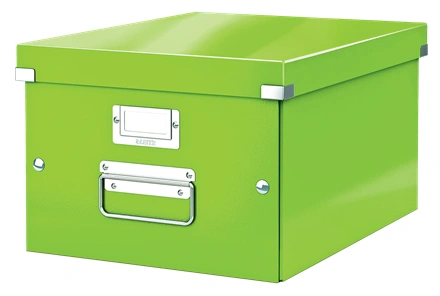 Leitz Krabice "Click&Store", zelená, lesklá, A4 60440054