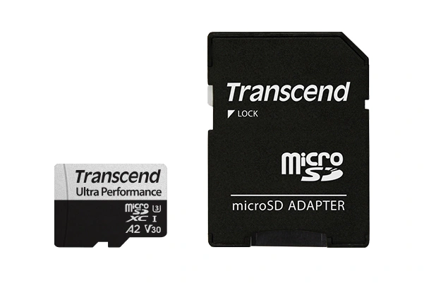 Transcend microSDXC 340S 128GB (s adaptérem)