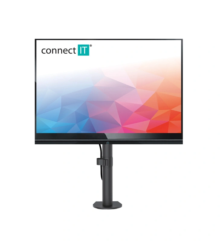CONNECT IT SingleArm stolní držák na 1 monitor, černý