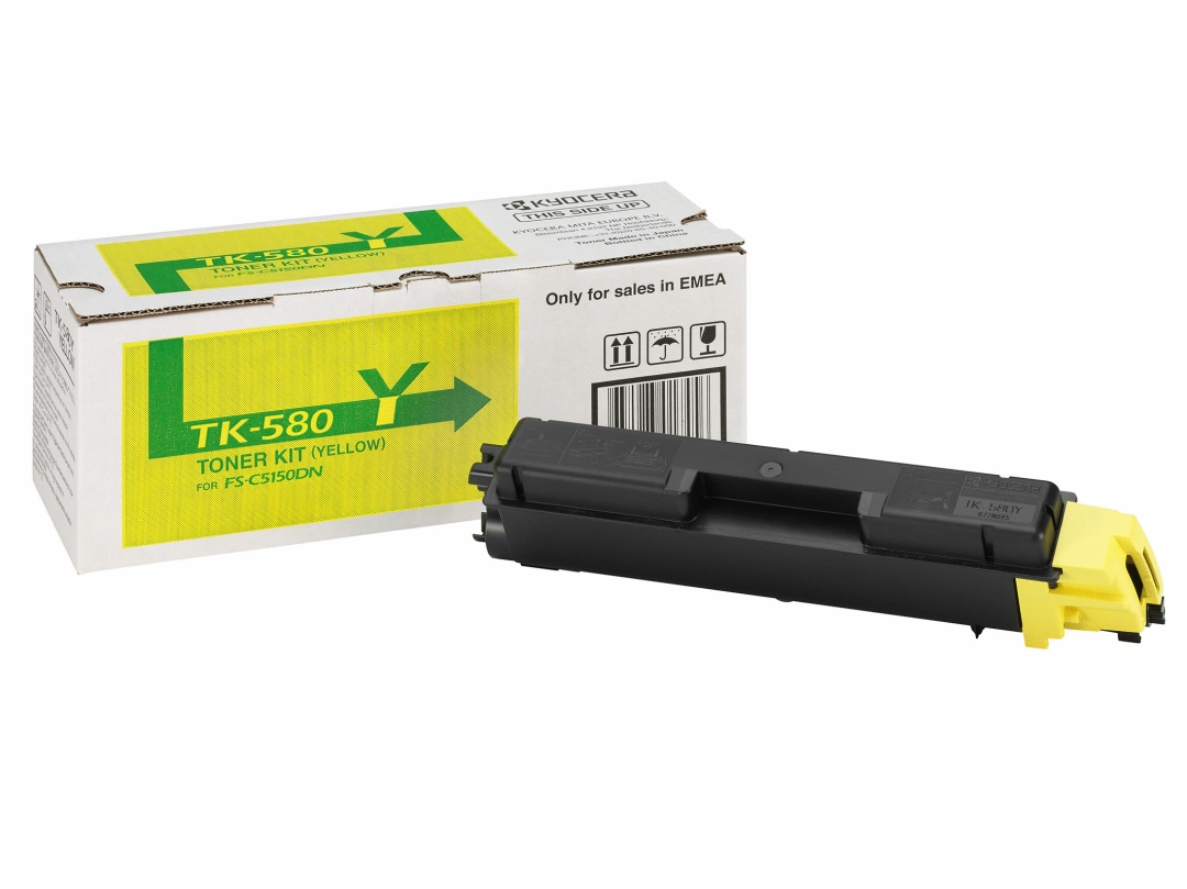 Kyocera toner TK-580Y žlutý pro ECOSYS P6021cdn, FS-C5150DN