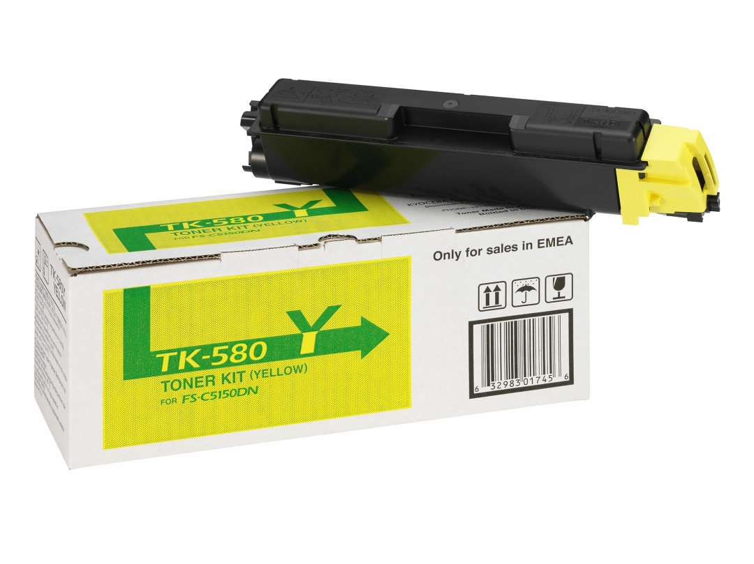Kyocera toner TK-580Y žlutý pro ECOSYS P6021cdn, FS-C5150DN